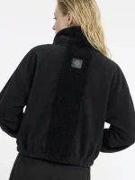 ⁦BOUCLE PUFF JACKET | שחור⁩ – תמונה ⁦4⁩