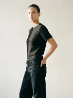 ⁦NOA'S BARREL JEANS | שחור⁩ – תמונה ⁦4⁩