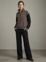 ⁦WINTER ZIP KNIT | חום⁩ – תמונה ⁦6⁩