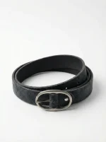 ⁦C-R OVAL BELT |אפור כהה⁩ – תמונה ⁦3⁩