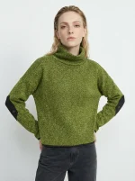 ⁦WINTER HEAT KNIT | ירוק⁩ – תמונה ⁦3⁩