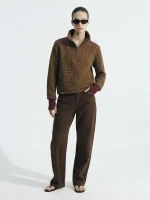 ⁦ST. ANTON SWEATSHIRT | חום⁩ – תמונה ⁦2⁩