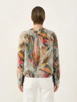 ⁦EDEN CHIFFON TOP | צבעוני⁩ – תמונה ⁦4⁩