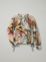 ⁦EDEN CHIFFON TOP | צבעוני⁩ – תמונה ⁦2⁩