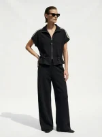 BARREL TOP | שחור