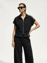 ⁦BARREL TOP | שחור⁩ – תמונה ⁦3⁩