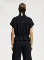 ⁦BARREL TOP | שחור⁩ – תמונה ⁦4⁩