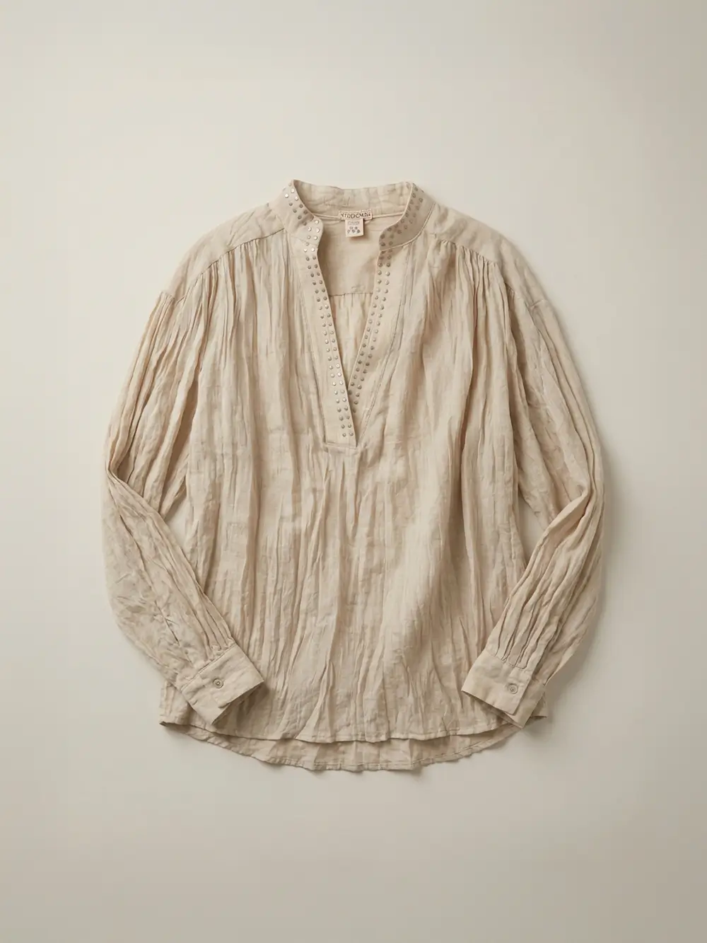 palma03 PALMA SHIRT | בז׳ – תמונה 1