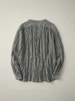 ⁦PALMA RUFFLES SHIRT | ירוק בהיר⁩ – תמונה ⁦3⁩