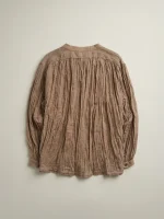 ⁦PALMA RUFFLES SHIRT | קאמל⁩ – תמונה ⁦4⁩