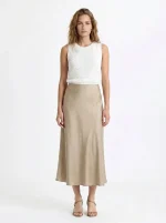 ⁦SATIN SKIRT | בז׳⁩ – תמונה ⁦3⁩