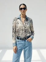 ⁦SATIN SHIRT | הדפס⁩ – תמונה ⁦2⁩