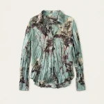 SATIN SHIRT | מנטה