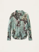 SATIN SHIRT | מנטה