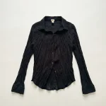 CHIFFON SHIRT | שחור