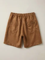 ⁦SUEDE BERMUDA | קאמל⁩ – תמונה ⁦4⁩