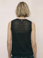 ⁦NEW LINE TOP | שחור⁩ – תמונה ⁦2⁩