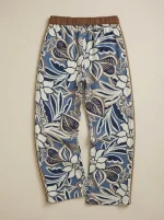 ⁦COOL BREEZE PANTS | כחול מחולק⁩ – תמונה ⁦3⁩