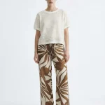 COOL BREEZE PANTS | קאמל מחולק