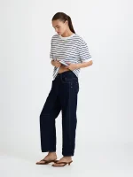 ⁦NOA'S BARREL JEANS | ג׳ינס כהה⁩ – תמונה ⁦2⁩