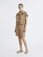 ⁦SUEDE BERMUDA | בז׳⁩ – תמונה ⁦5⁩