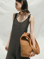 ⁦LINO JUMPSUIT | חום כהה⁩ – תמונה ⁦3⁩