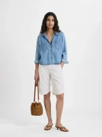 ⁦DENIM ART TOP | ג׳ינס⁩ – תמונה ⁦2⁩