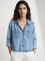 ⁦DENIM ART TOP | ג׳ינס⁩ – תמונה ⁦4⁩