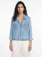 ⁦DENIM ART TOP | ג׳ינס⁩ – תמונה ⁦3⁩