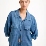 LINO OVER SHIRT | כחול