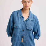 LINO OVER SHIRT | כחול