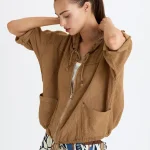 LINO HOODIE | קאמל