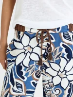 ⁦COOL BREEZE PANTS | כחול מחולק⁩ – תמונה ⁦3⁩