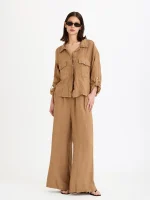 ⁦LINO OVER SHIRT | קאמל⁩ – תמונה ⁦8⁩