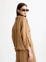 ⁦LINO OVER SHIRT | קאמל⁩ – תמונה ⁦6⁩