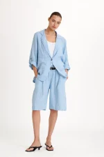 ⁦LINO BLAZER | תכלת⁩ – תמונה ⁦3⁩