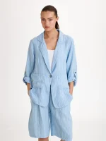 LINO BLAZER | תכלת