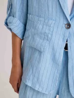 ⁦LINO BLAZER | תכלת⁩ – תמונה ⁦5⁩