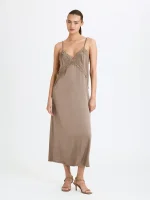 ⁦LACE DRESS | מוקה⁩ – תמונה ⁦4⁩