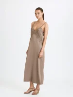 ⁦LACE DRESS | מוקה⁩ – תמונה ⁦5⁩