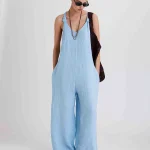 LINO JUMPSUIT | תכלת