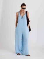 LINO JUMPSUIT | תכלת
