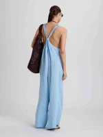 ⁦LINO JUMPSUIT | תכלת⁩ – תמונה ⁦2⁩