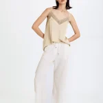 FLOW PANTS | שמנת