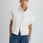 LINEN ART TOP | לבן