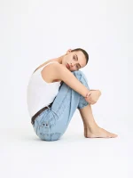 ⁦SABBA STRAP TOP | לבן⁩ – תמונה ⁦2⁩