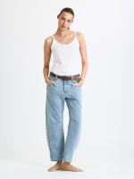 ⁦SABBA STRAP TOP | לבן⁩ – תמונה ⁦3⁩