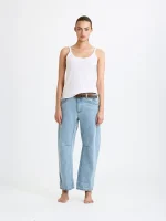 ⁦SABBA STRAP TOP | לבן⁩ – תמונה ⁦6⁩