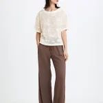 FLOW PANTS | חום