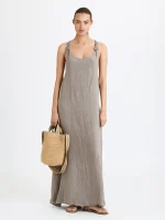 ⁦LINO DRESS | אפור⁩ – תמונה ⁦2⁩